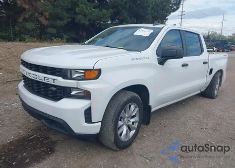 2020 Chevrolet Silverado 1500 4Wd Short Bed Custom z USA, uszkodzony, nr VIN 1GCPYBEK6LZ185930
